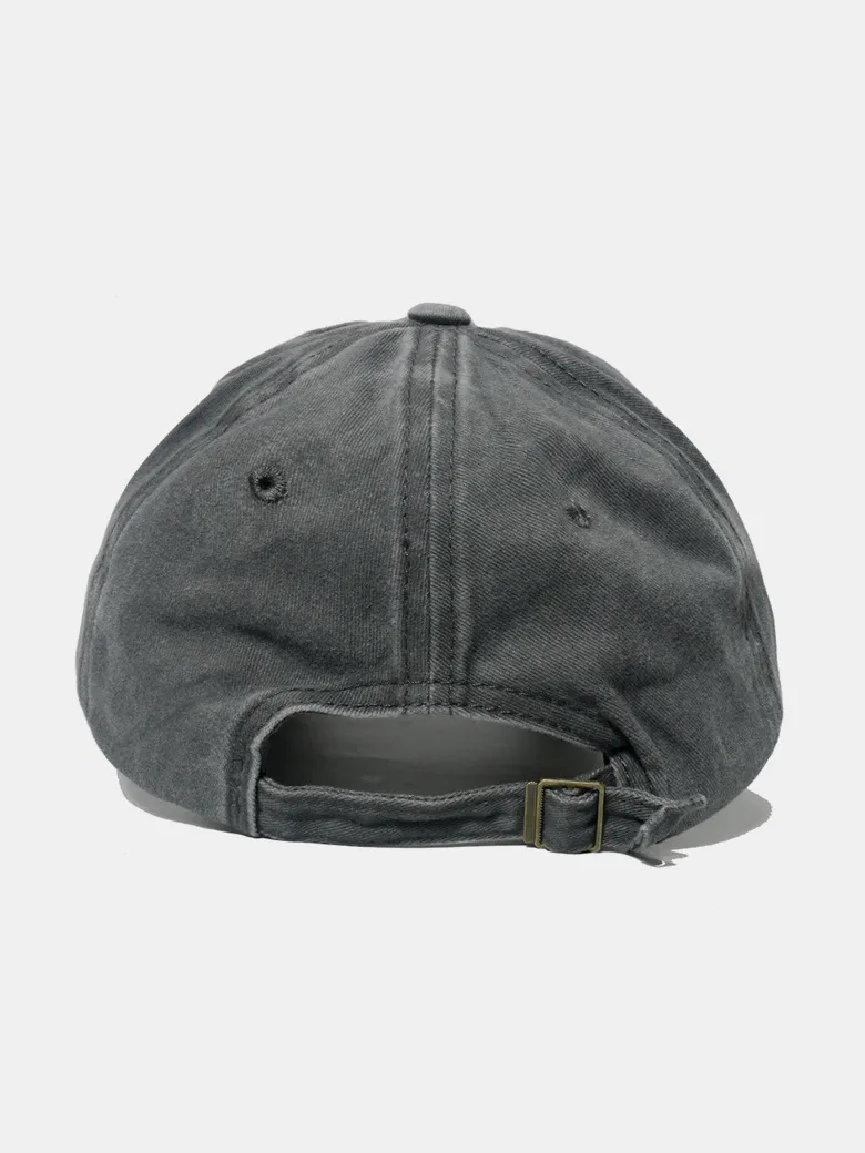Embroidered Heart Washed Cotton Baseball Cap, image 3