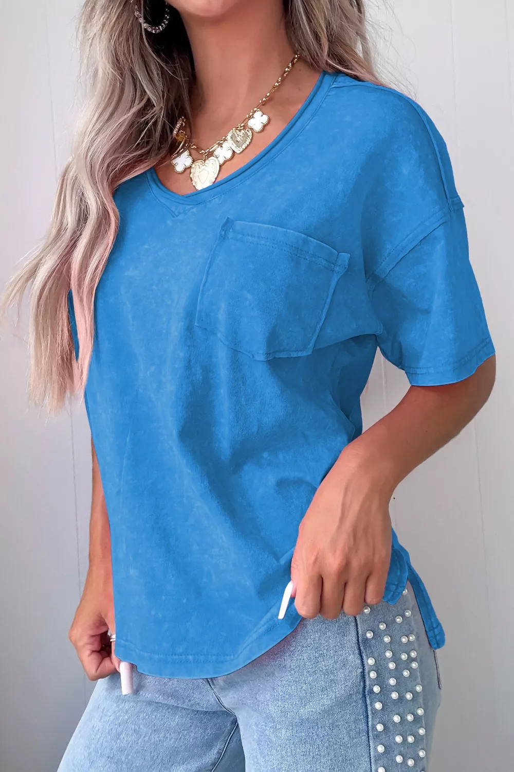 Pocketed Short Sleeve T-Shirt, image 3