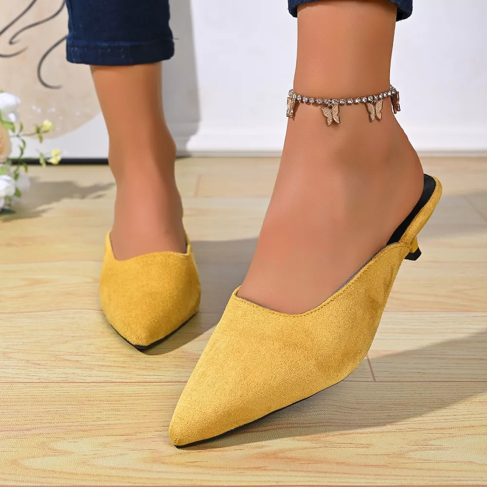 Point Toe Kitten Heels Pumps, image 6