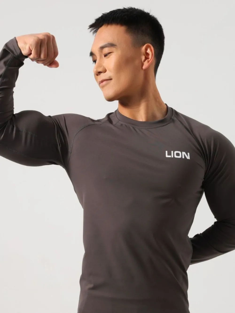 Men's Round Neck Long Sleeve T-Shirt, image 5