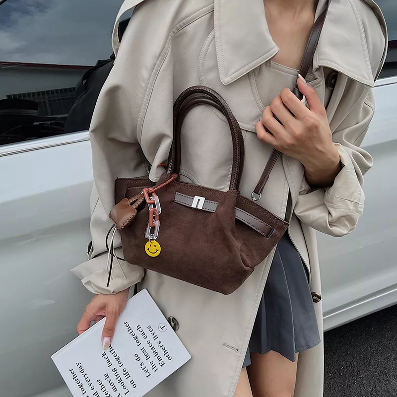PU Leather Suede Mini Handbag, image 7