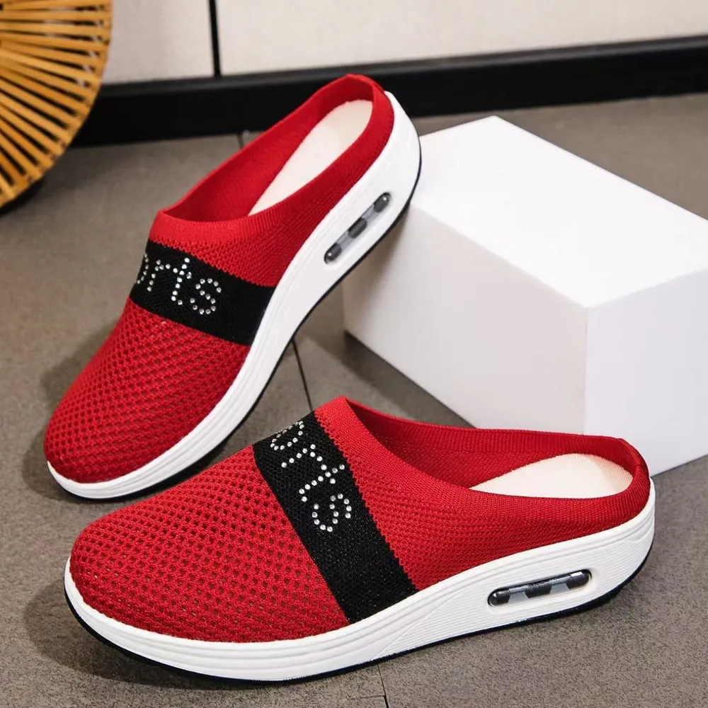 Breathable Mesh Round Toe Sandals, image 6