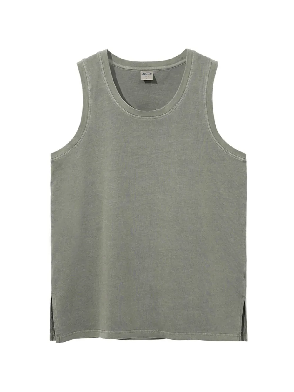 Men's Side Slit Round Neck Tank, image 4