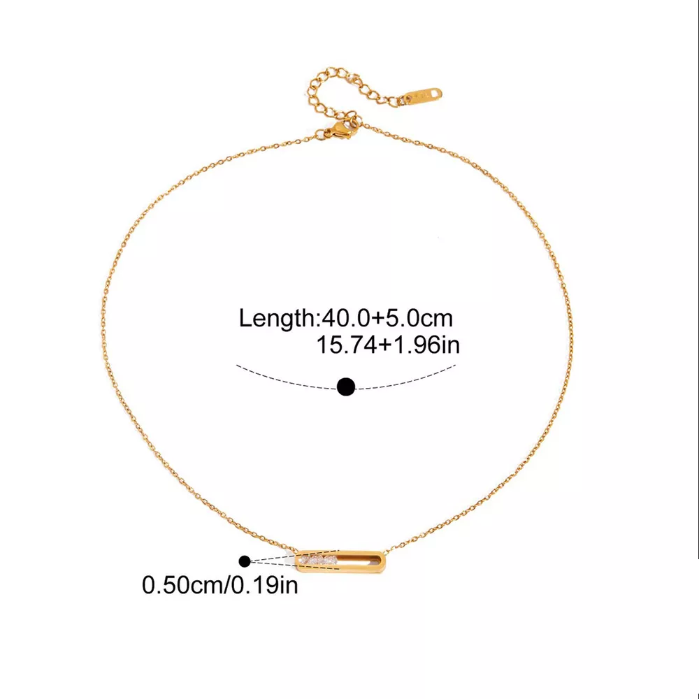 18K Gold-Plated Pendant Necklace, image 8