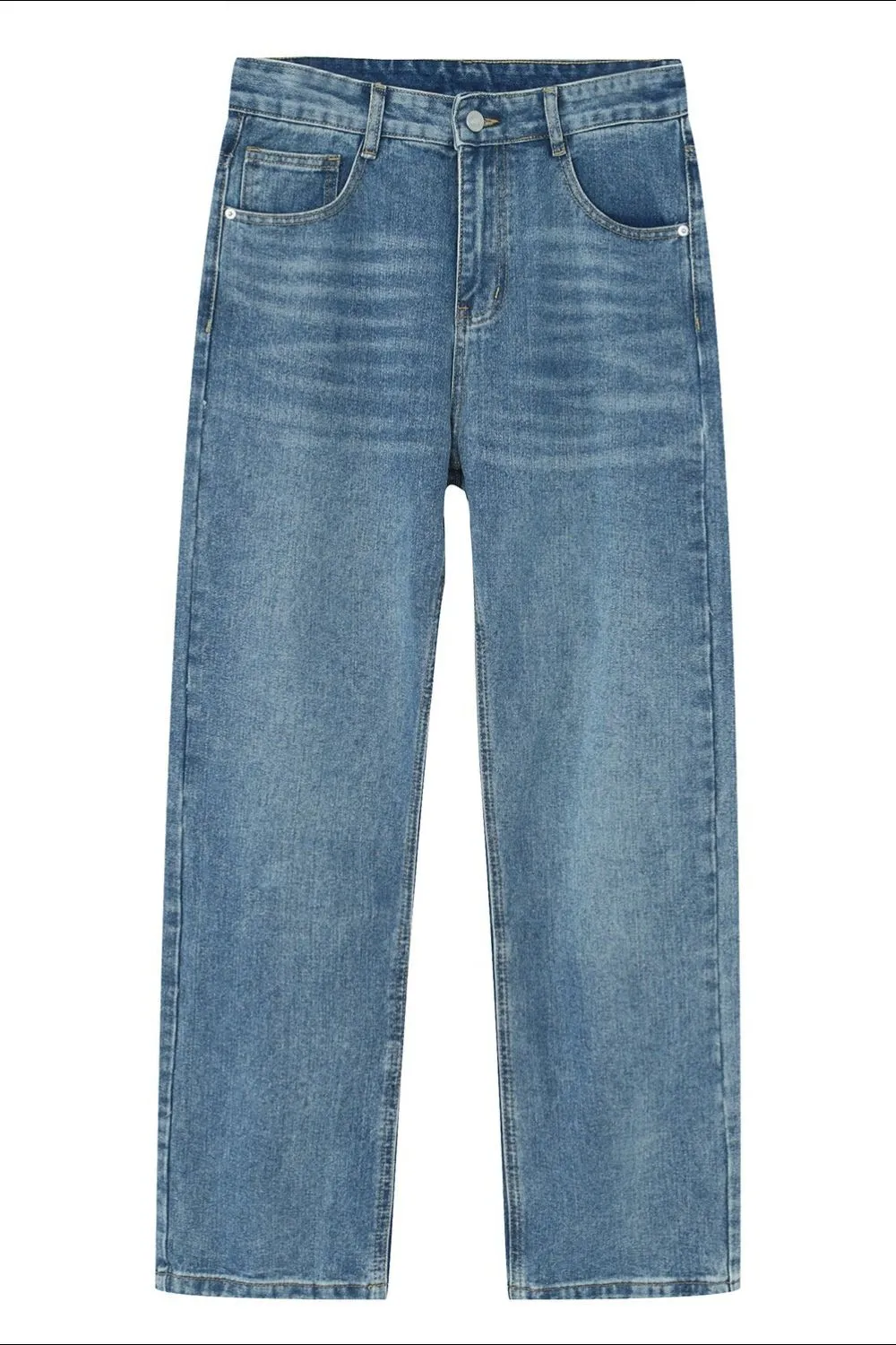 Straight Leg Jeans with Pockets, image 8