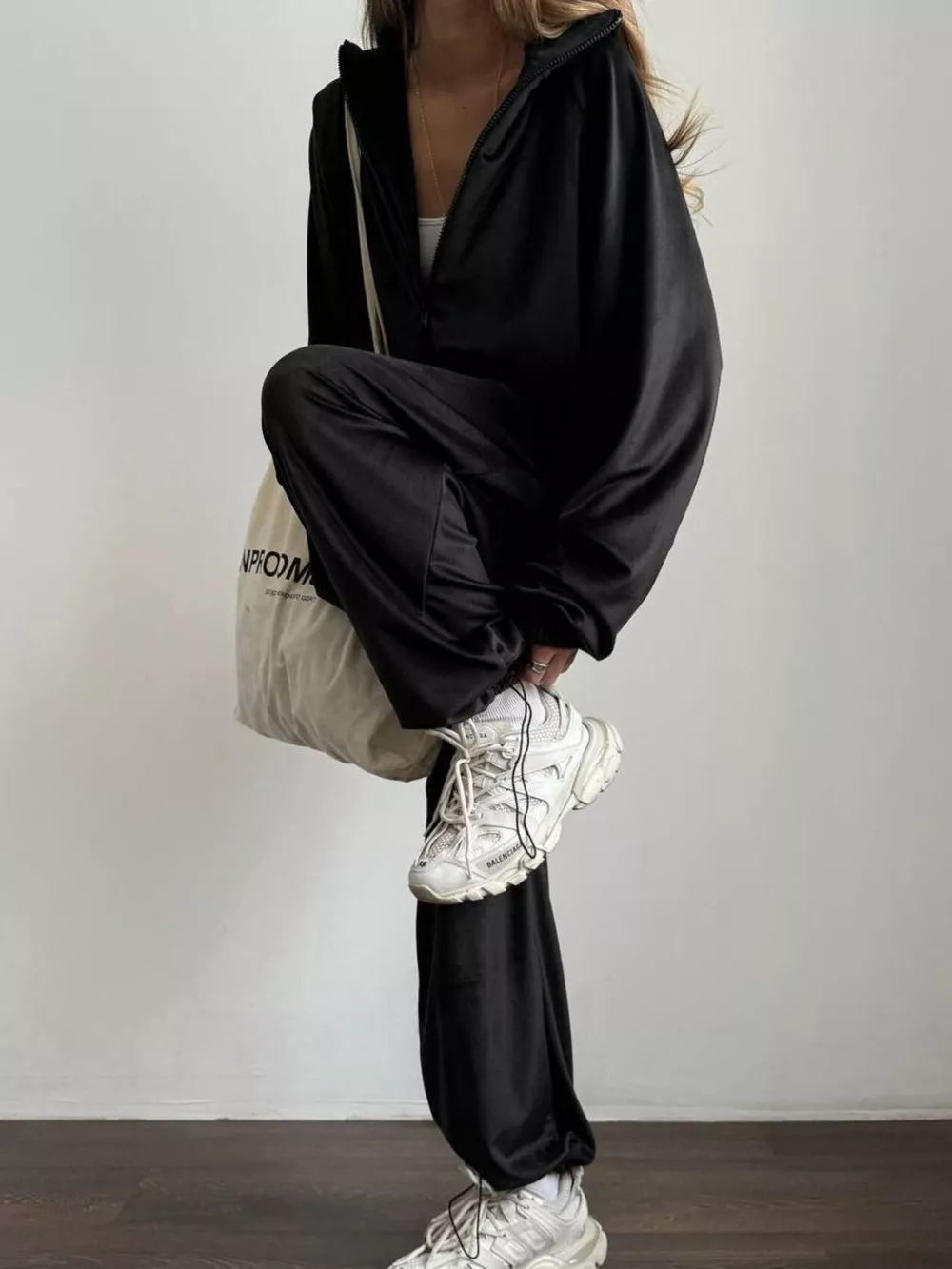 Zip-Up Hoodie and Joggers Set, image 8