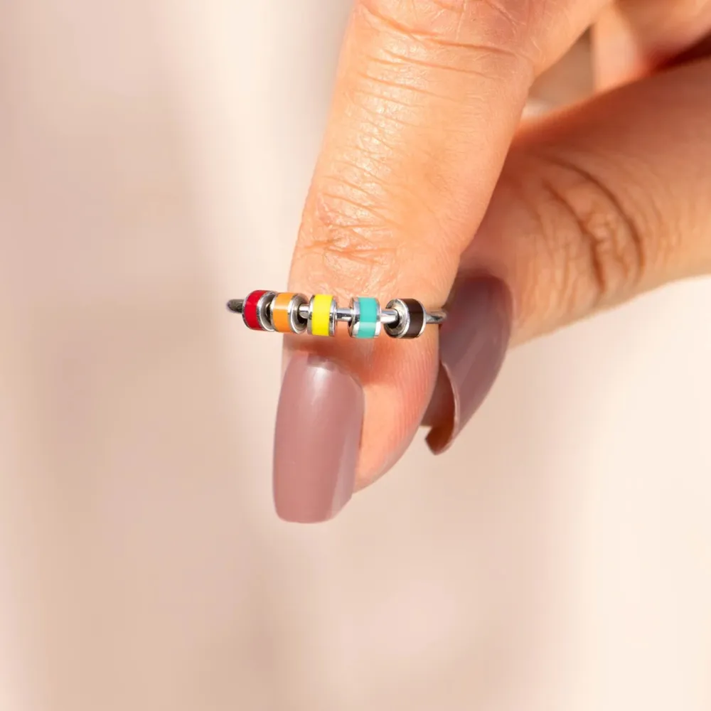 925 Sterling Silver Oil Drip Ring, image 9