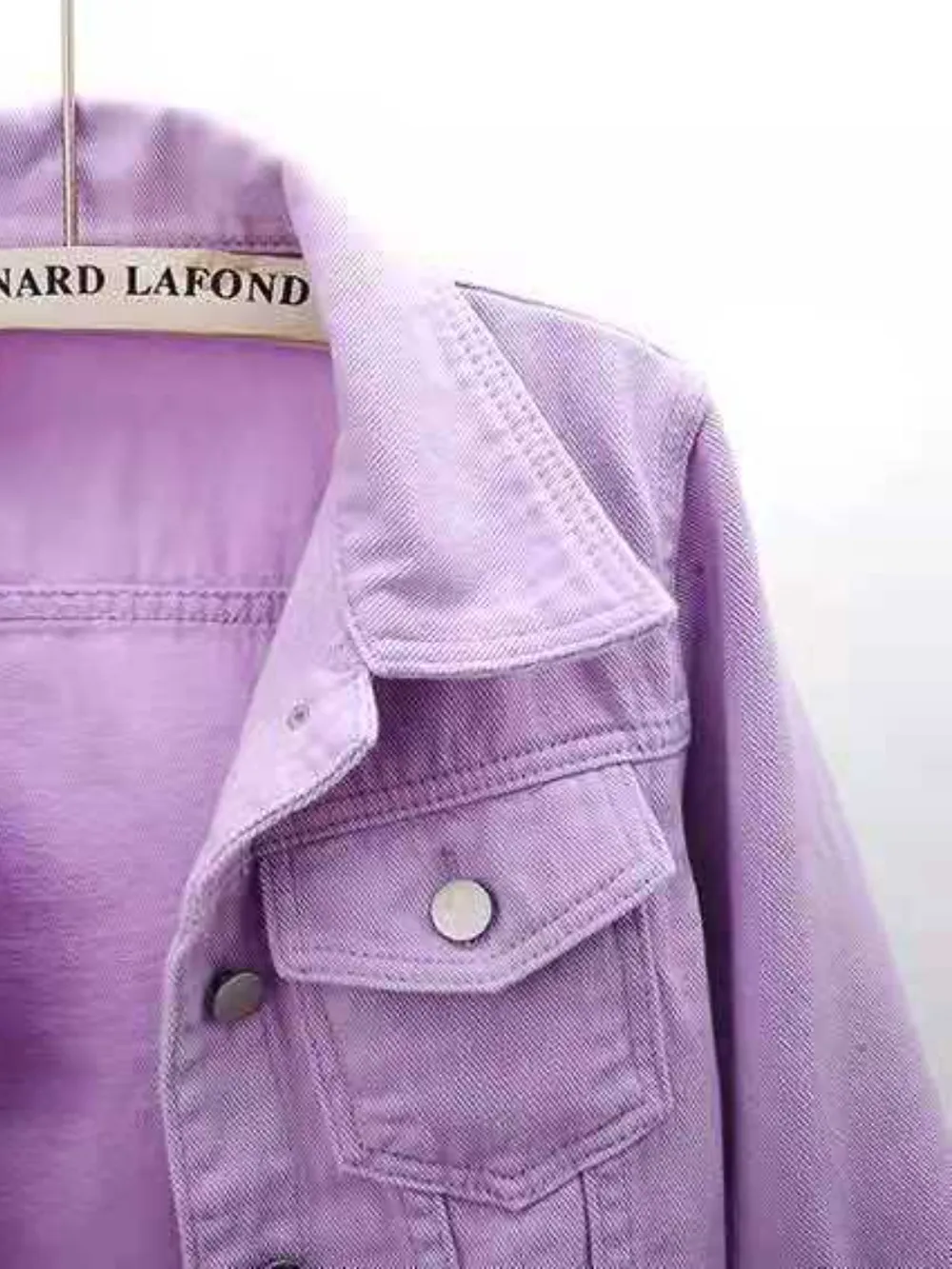 Full Size Cropped Denim Jacket Plus Size, image 3