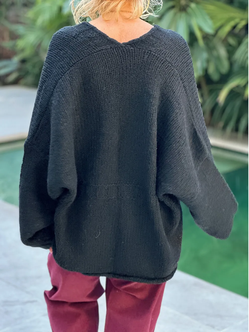 Pocketed V-Neck Button Up Cardigan, image 7