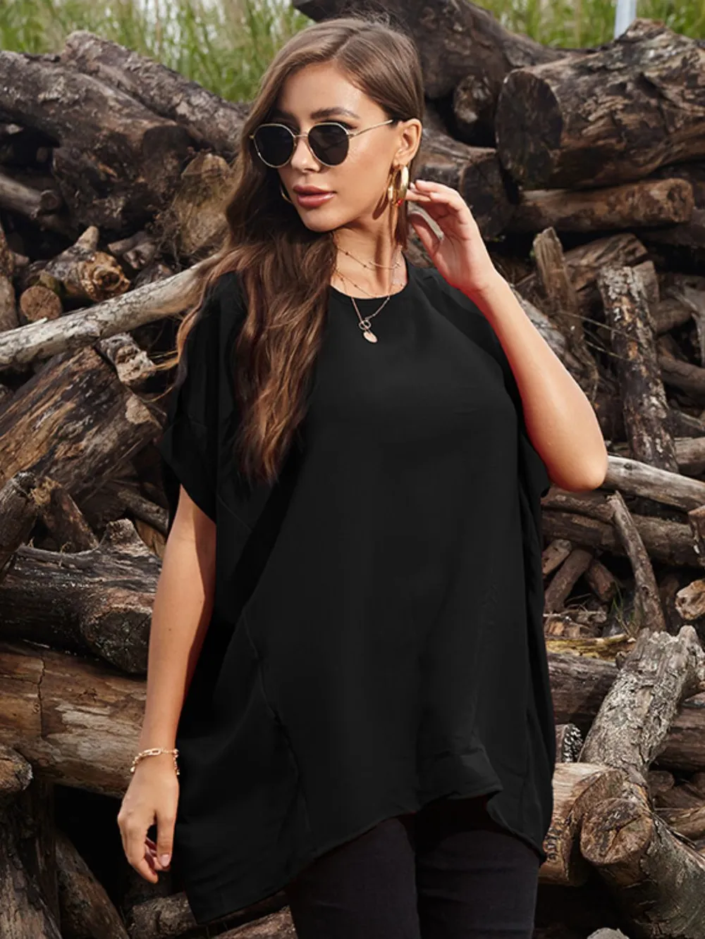 Round Neck Short Sleeve T-Shirt, image 5