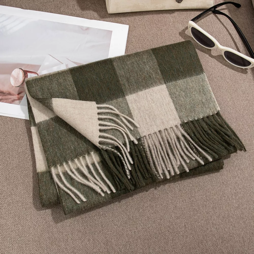 Plaid Fringe Scarf, image 9