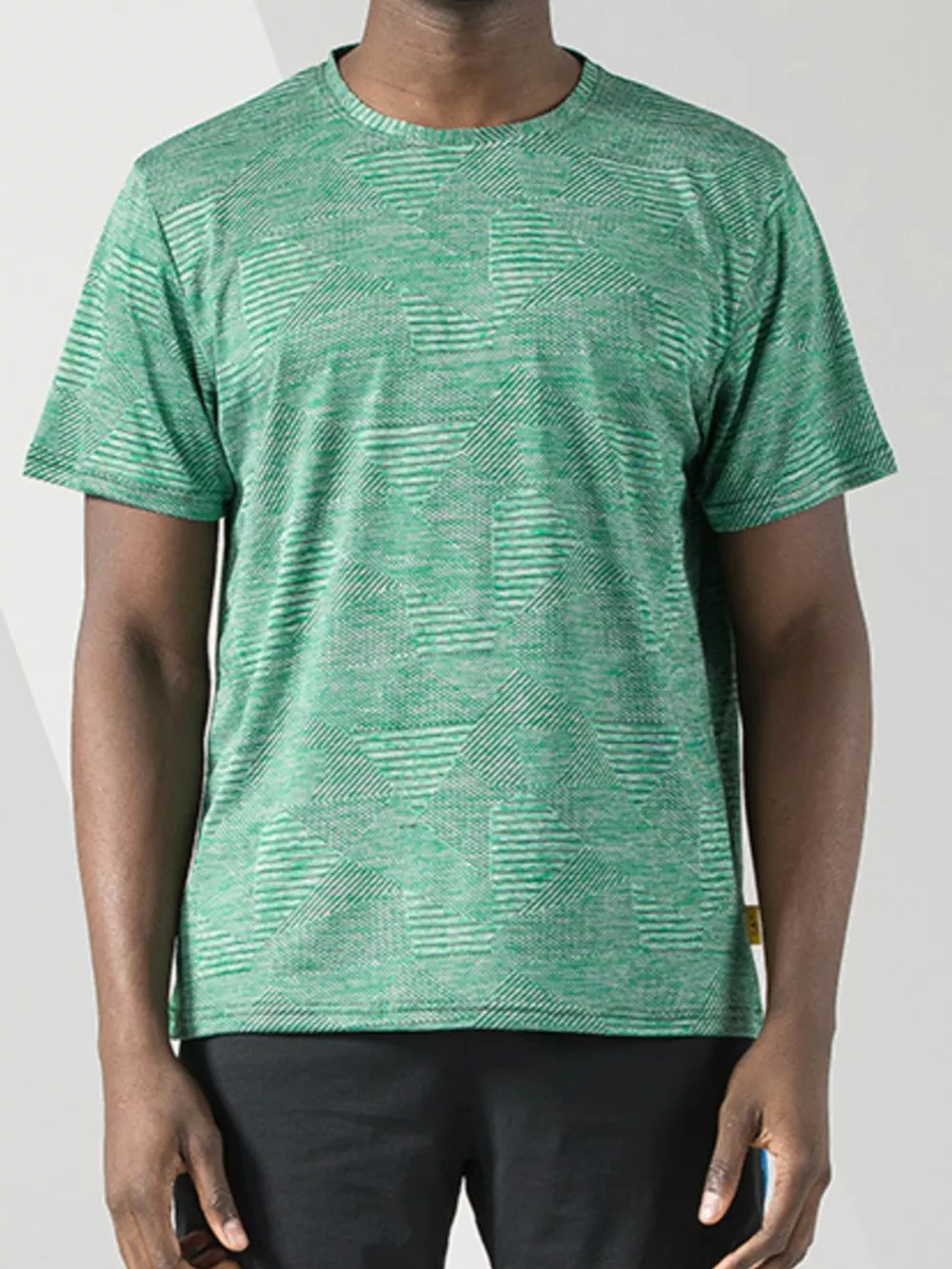 Men's Full Size Round Neck Short Sleeve Active T-Shirt Plus Size, image 3