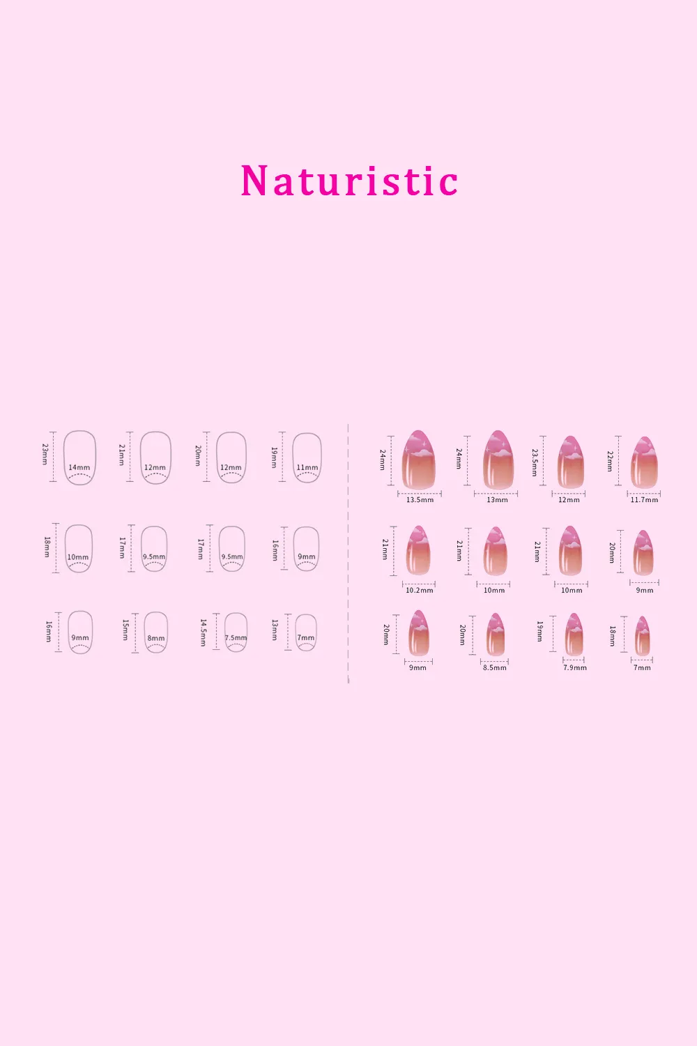 Press On Nails 2 Packs, image 7