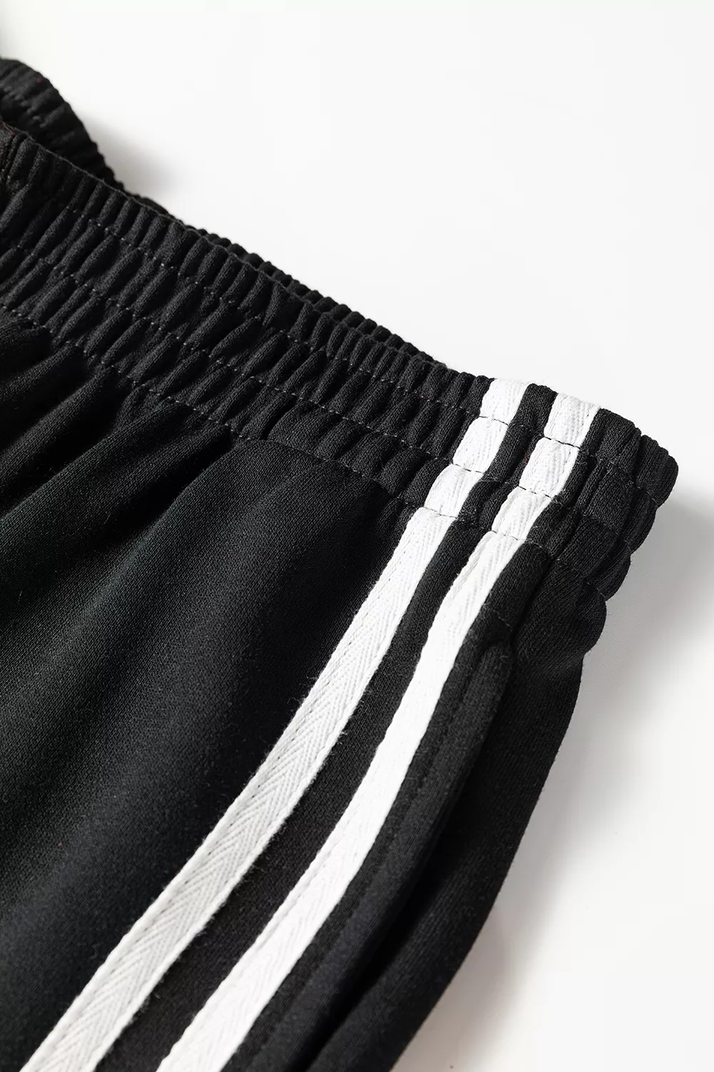 Striped Detail Crewneck Pullover Elastic Sweatpants 2pcs Outfit, image 8