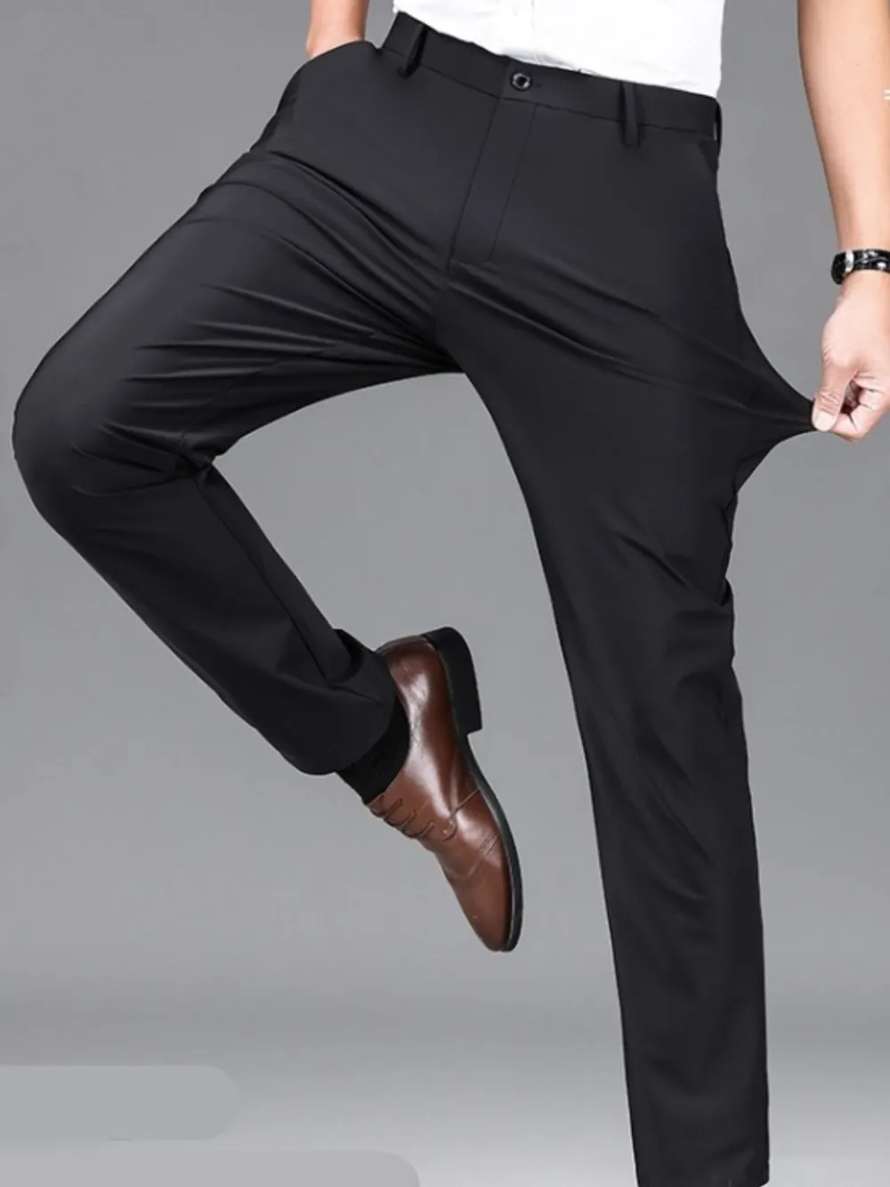 Men's Pocketed Loose Fit Pants, image 6