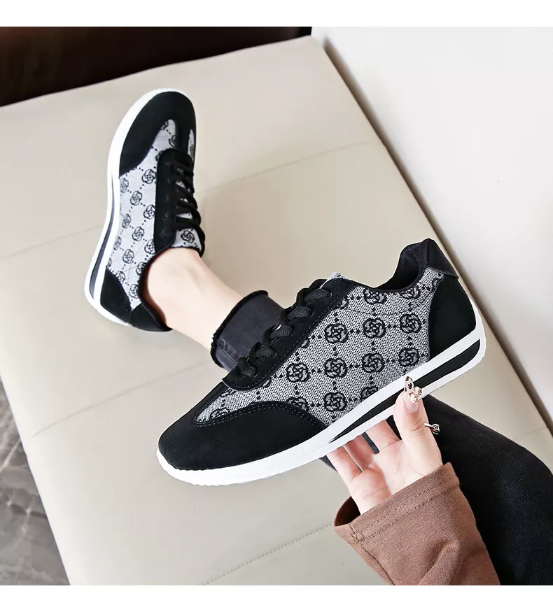 Round Toe Lace Up Sneakers, image 4