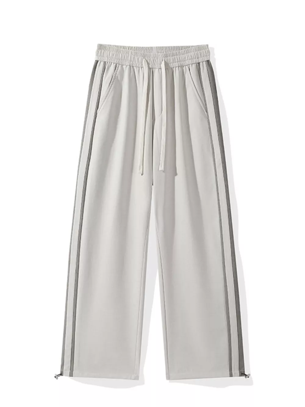 Men's Plus Size Striped Side Loose Fit Casual Pants, image 12