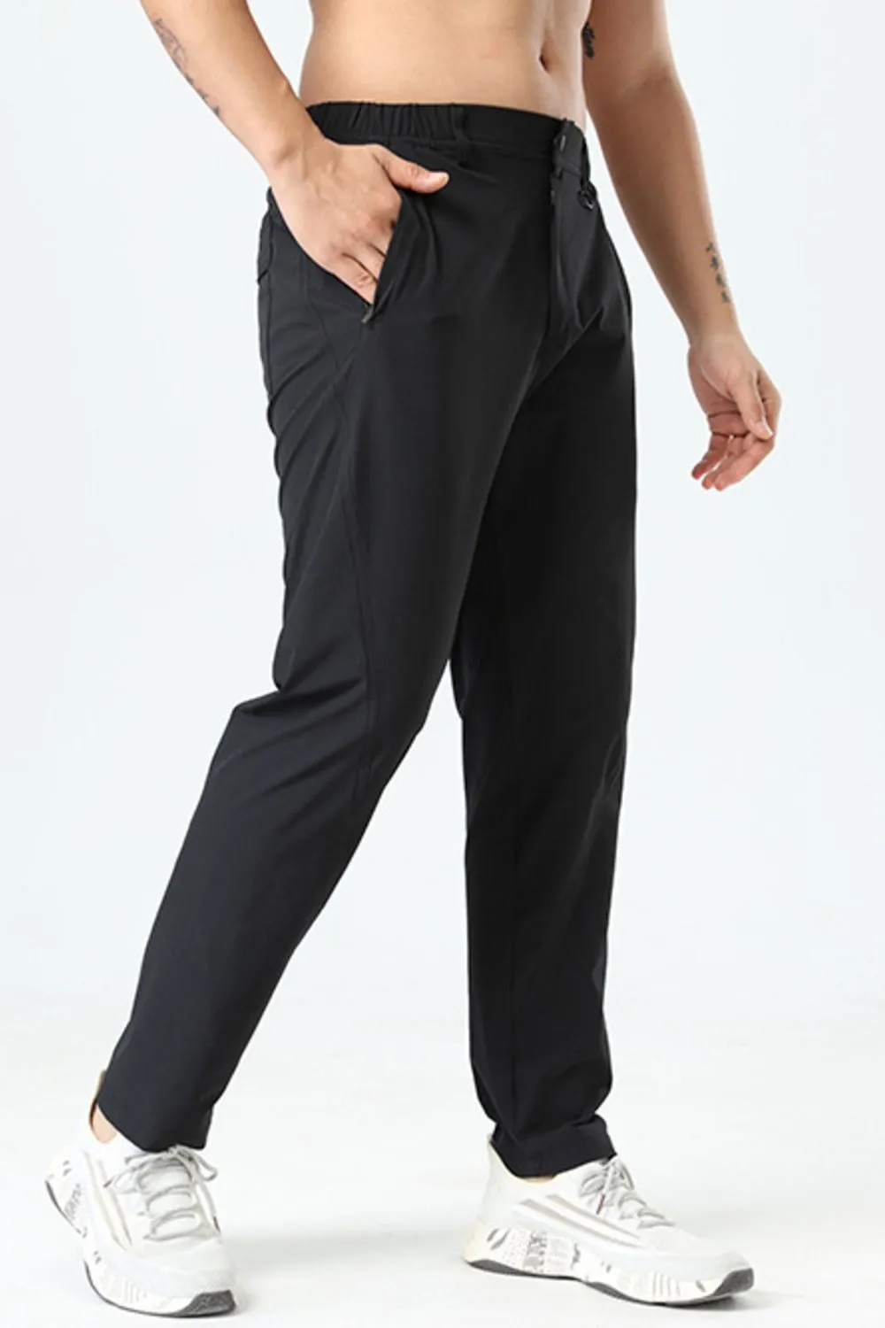 Men's Plus Size Casual Pocketed Pants, image 3