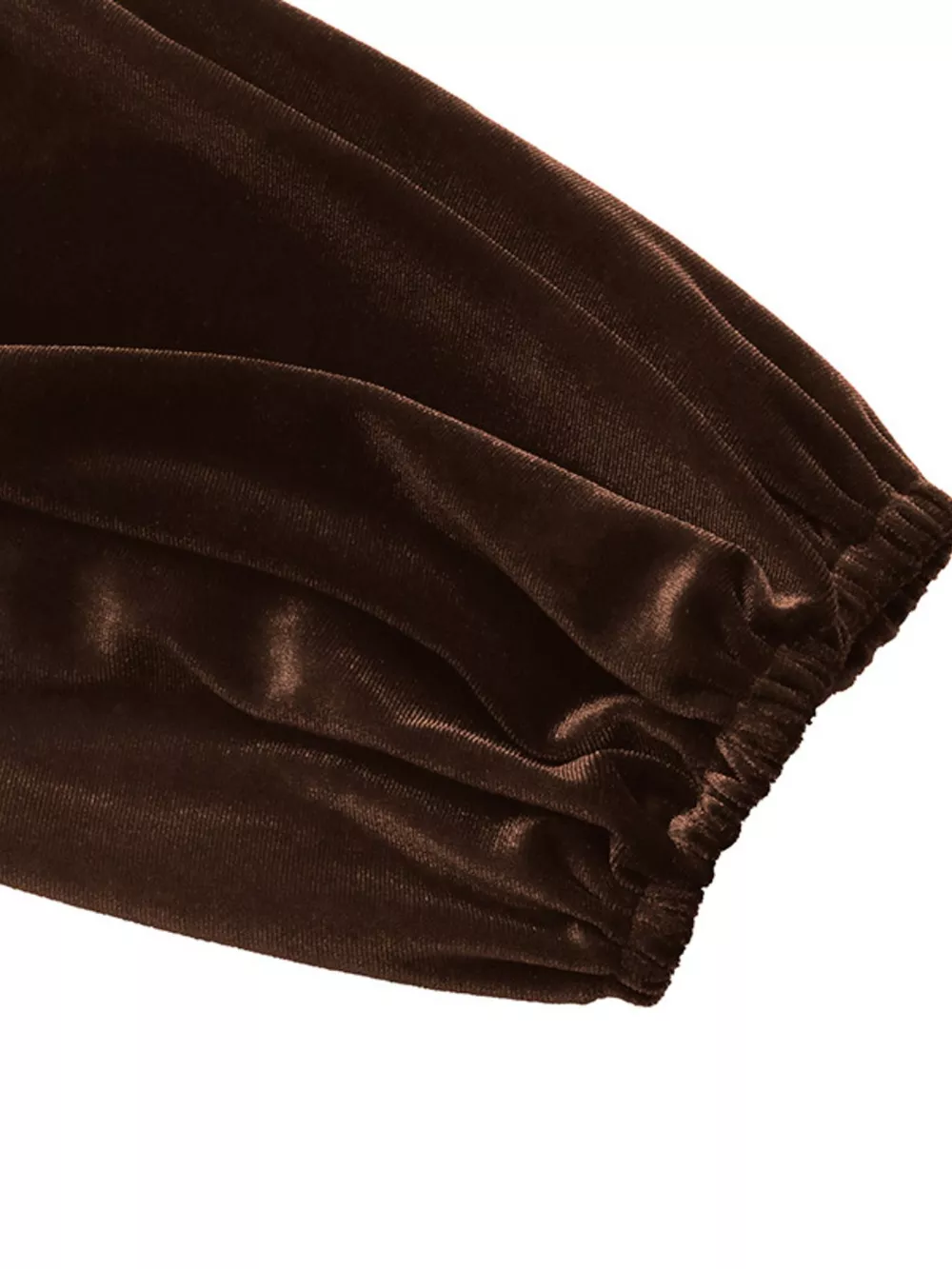 Velvet A-Line Dress with Lace Trim, image 10
