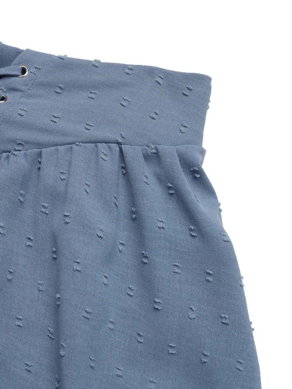 Swiss Dot Lace Up Shorts, image 4