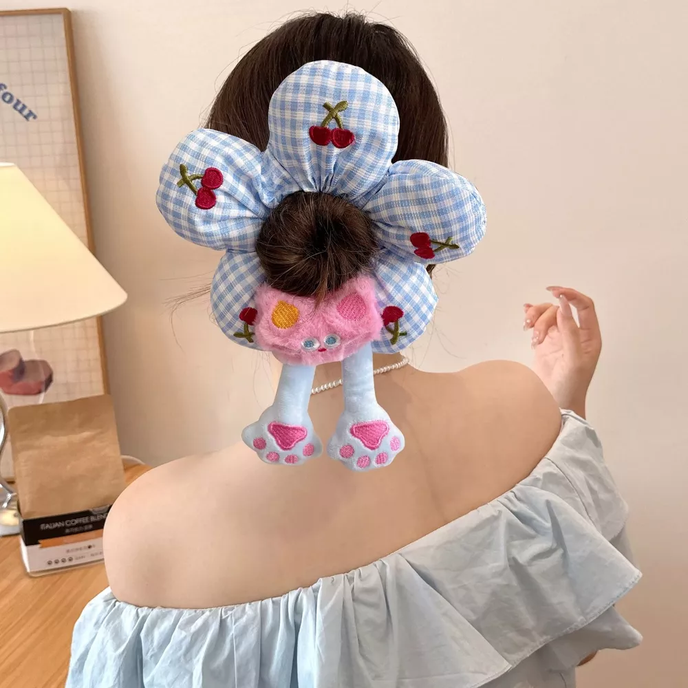 Printed Animal Shaped Hair Scrunchy, image 8
