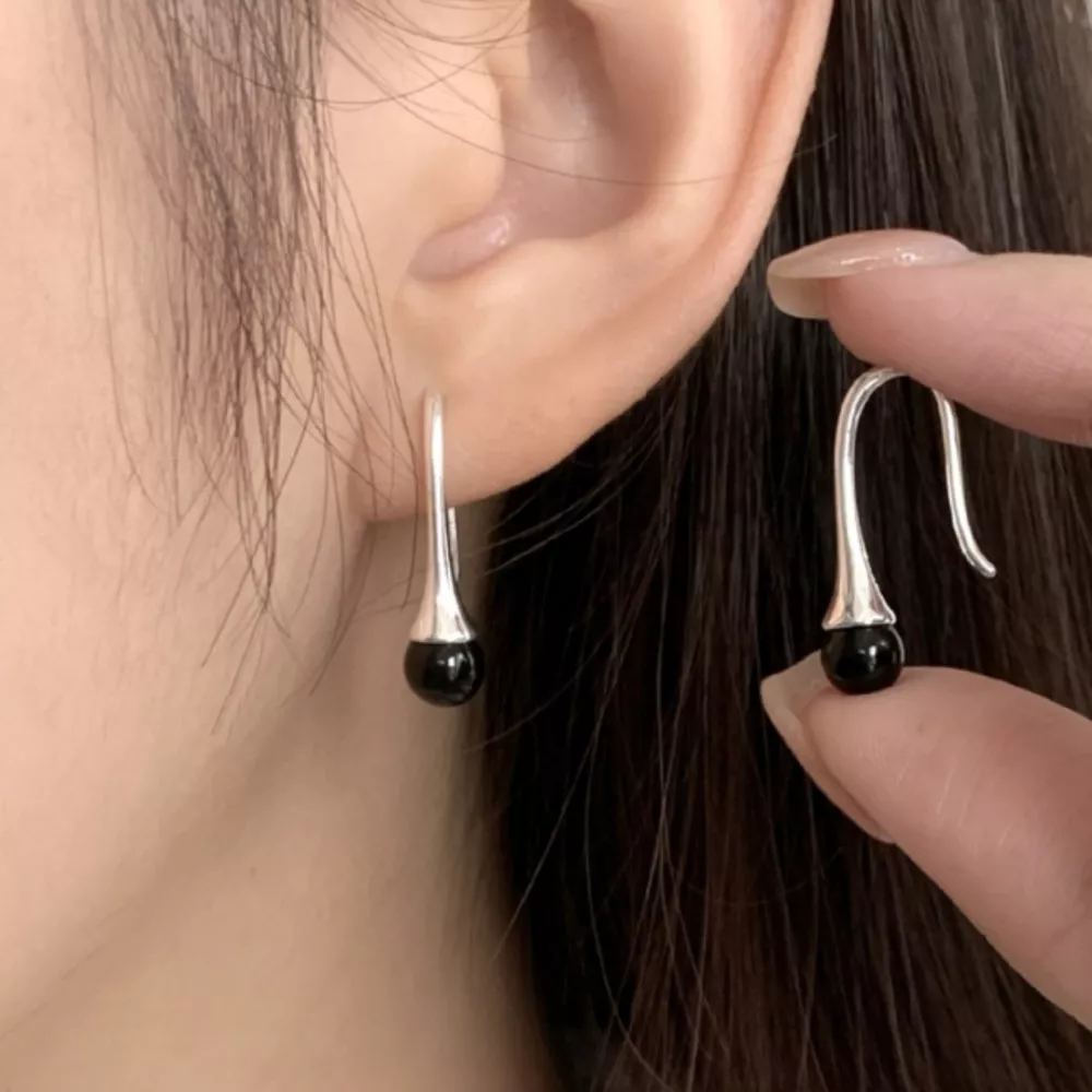 Teardrop Hook Earrings, image 5