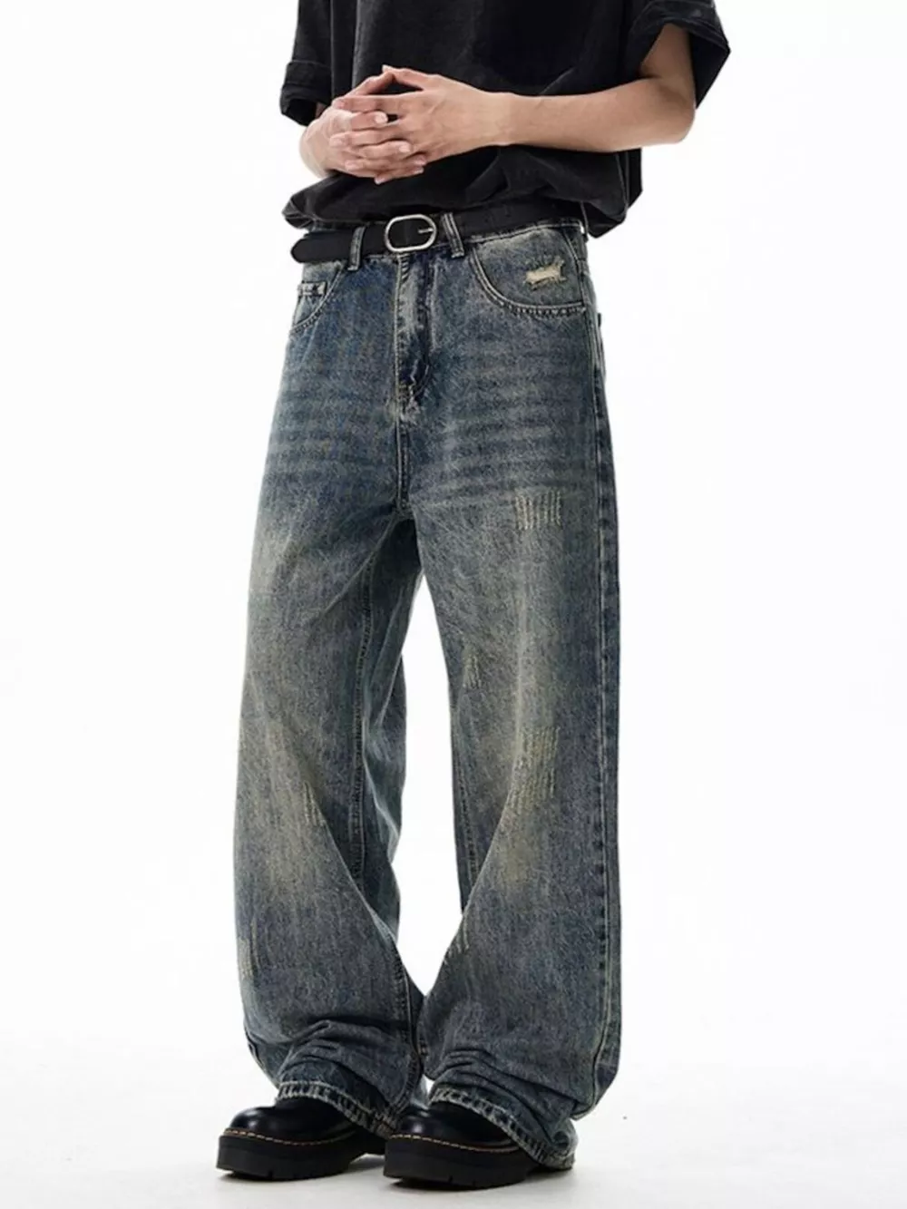 Men's Wide Leg Jeans