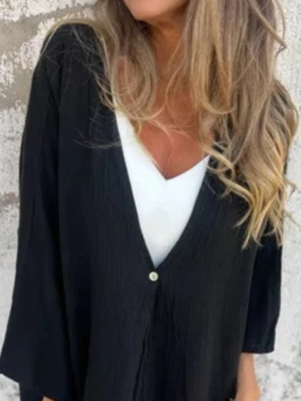 Full Size Oversized Button-Up Cardigan Plus Size, image 5