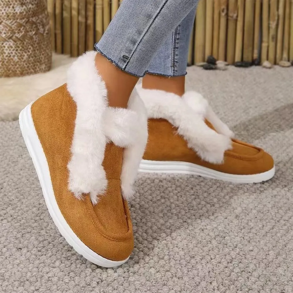 Furry Suede Snow Boots, image 2