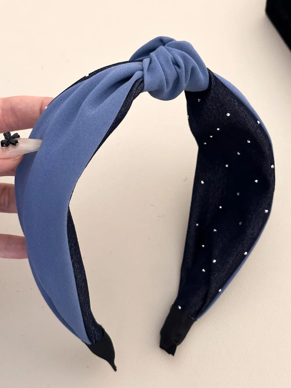 Knotted Polyester Wide Headband, image 3