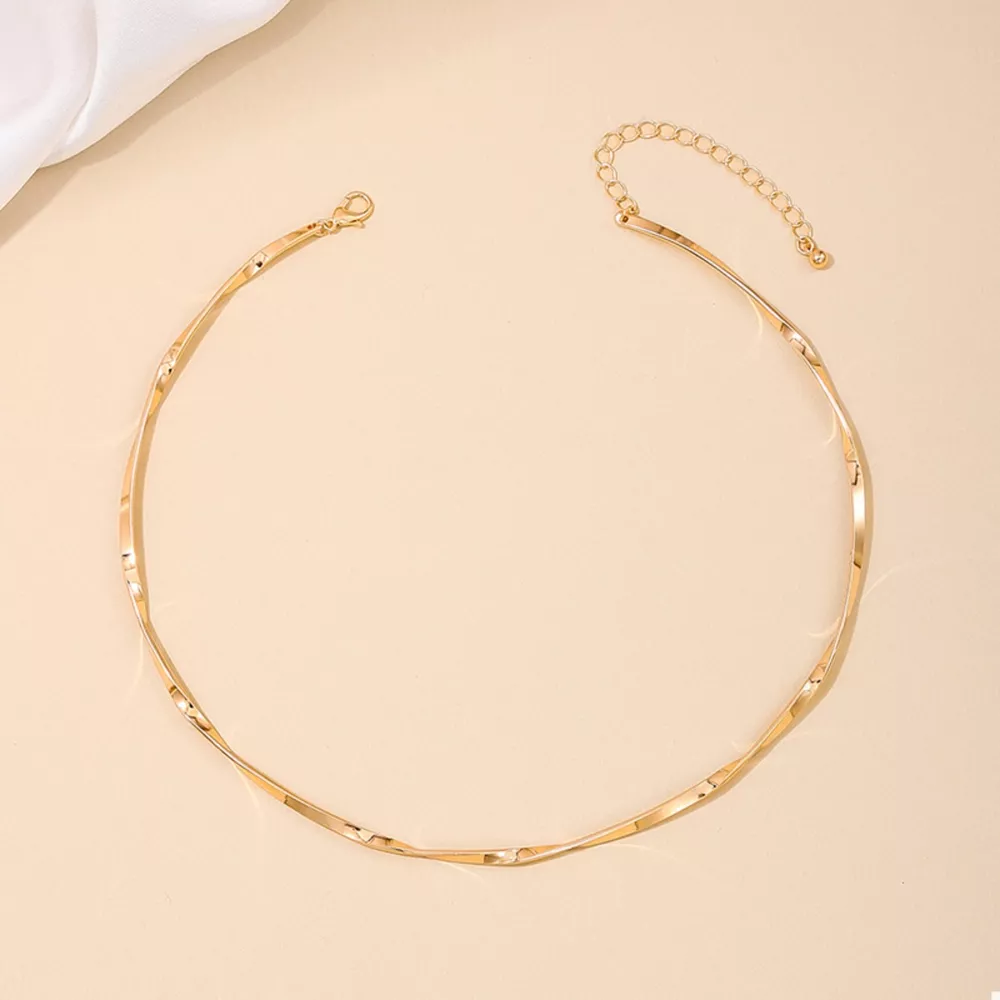 18K Gold-Plated Minimalist Necklace, image 2