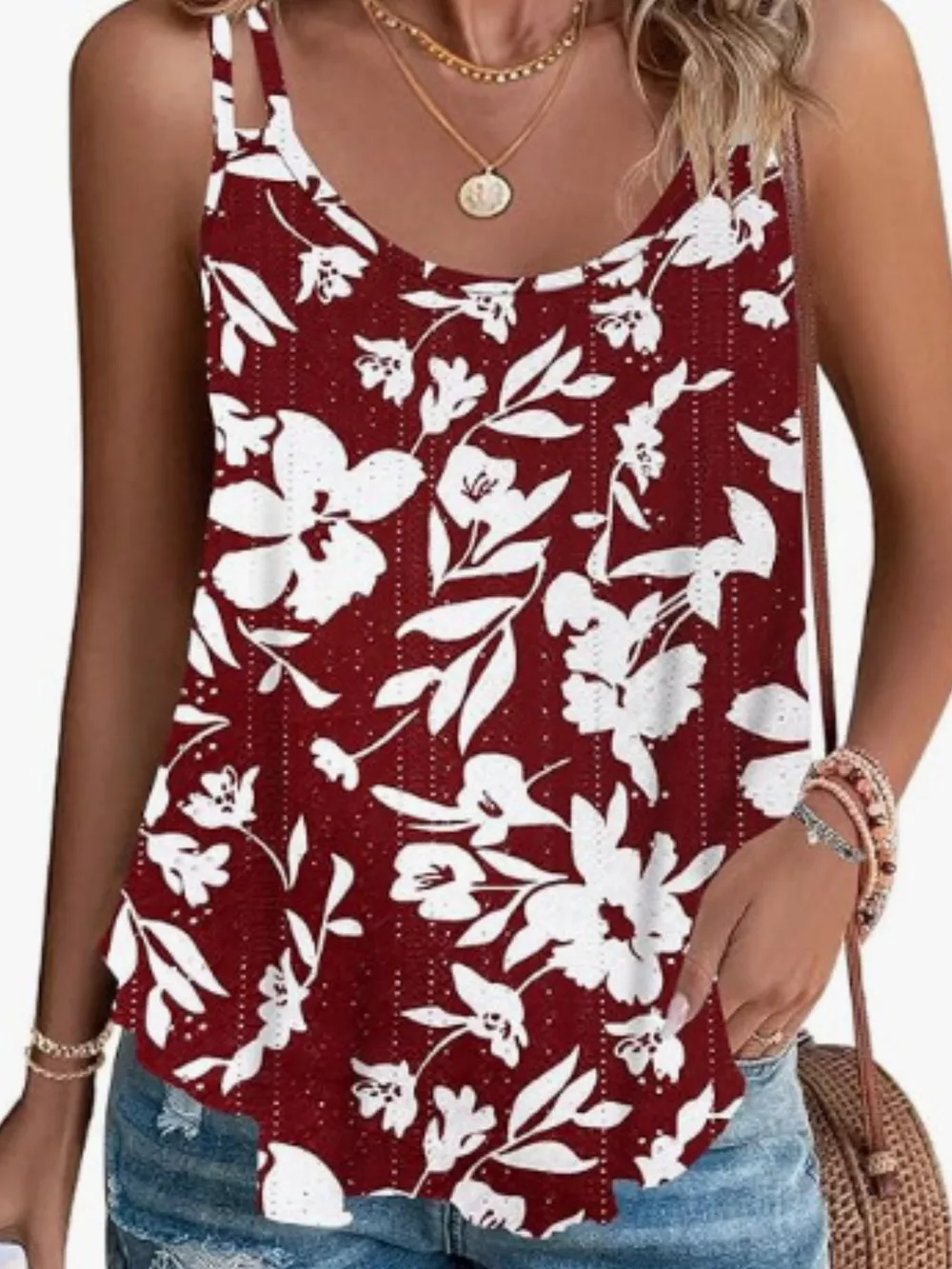 Eyelet Double Strap Cami, image 5