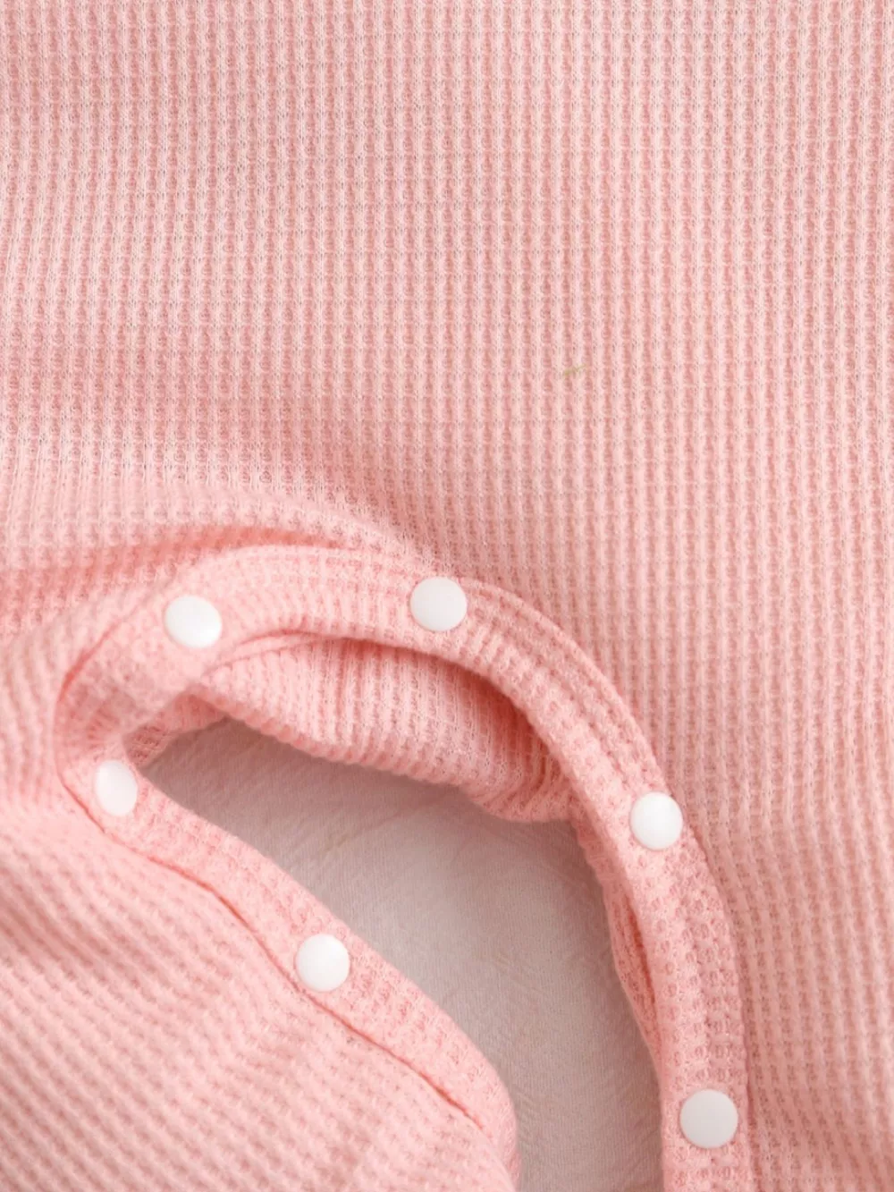 Children's Letter Waffle Knit One-Piece, image 4