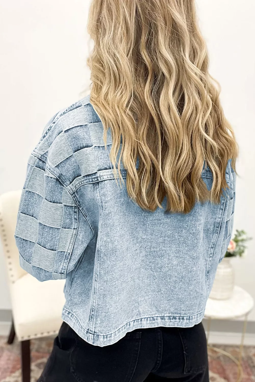 Button Up Wash Denim Jacket, image 2