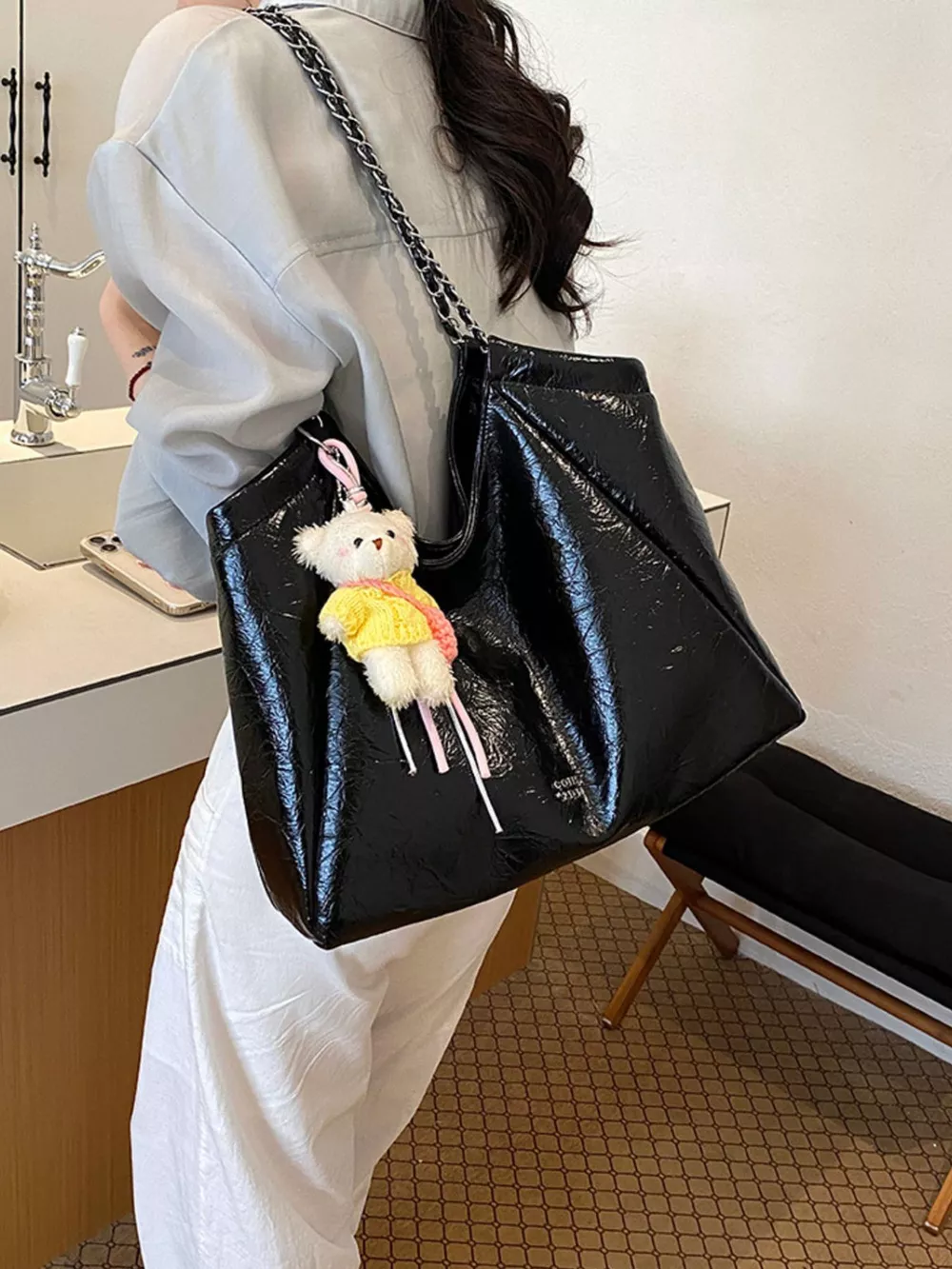 PU Leather Shoulder Bag, image 3