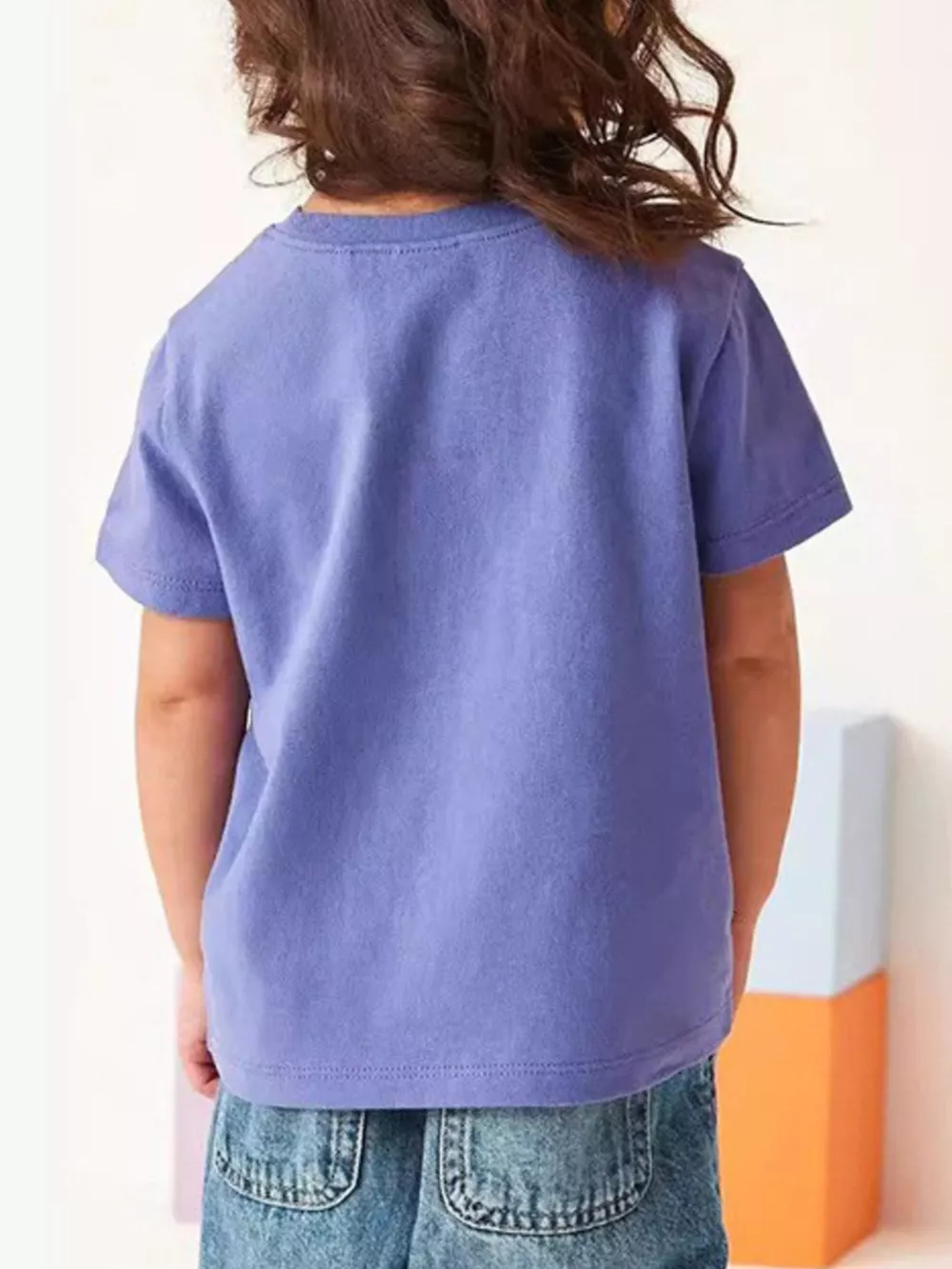 Children's Butterfly Embroidered Short Sleeve T-Shirt, image 3