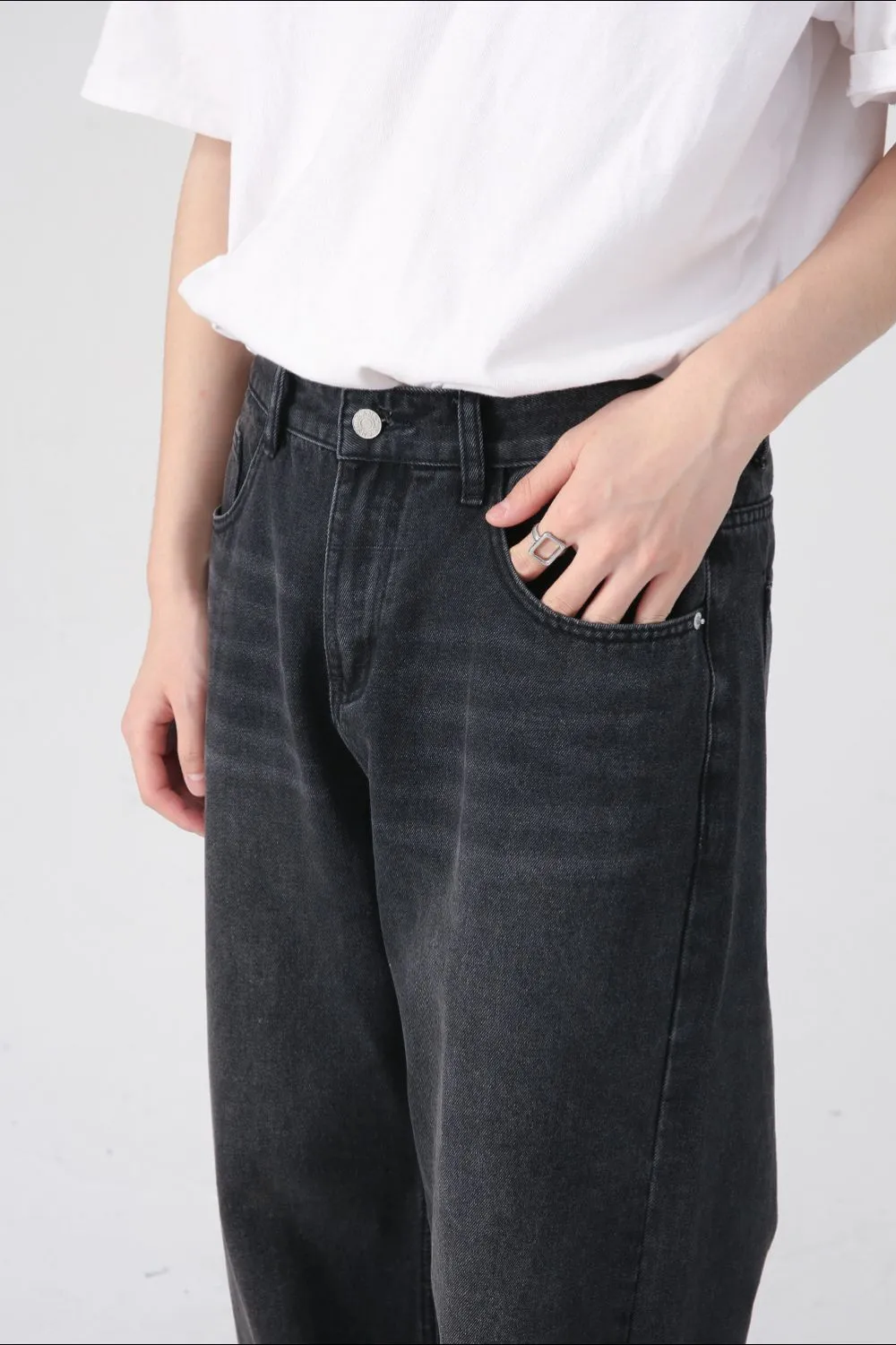 Baggy Jeans with Pockets, image 4