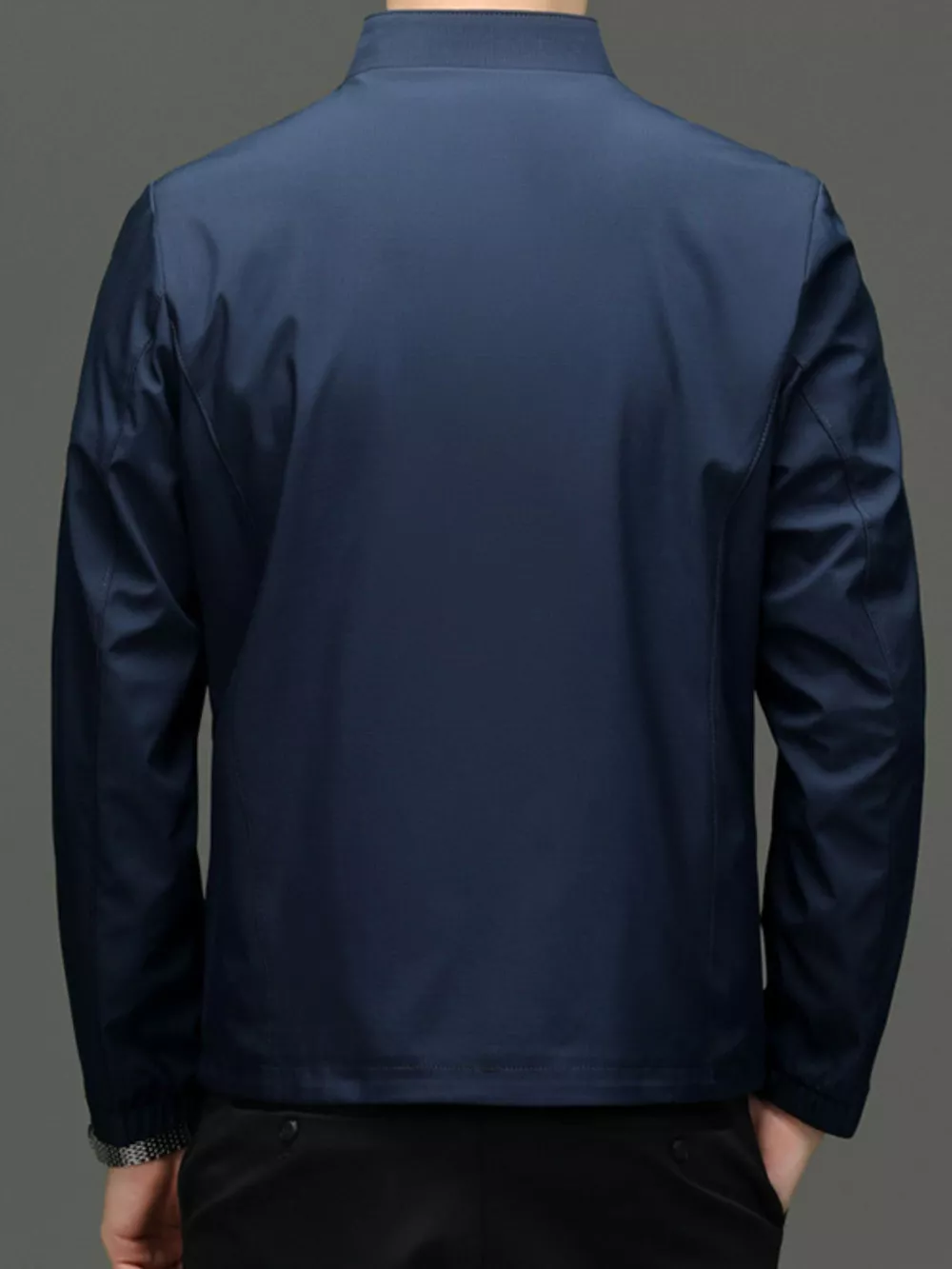 Men's Zip Up Long Sleeve Jacket, image 3