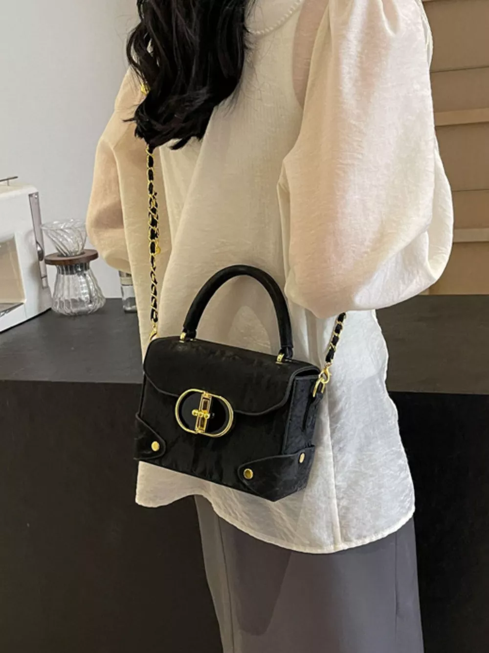 Top Handle Crossbody Bag, image 3