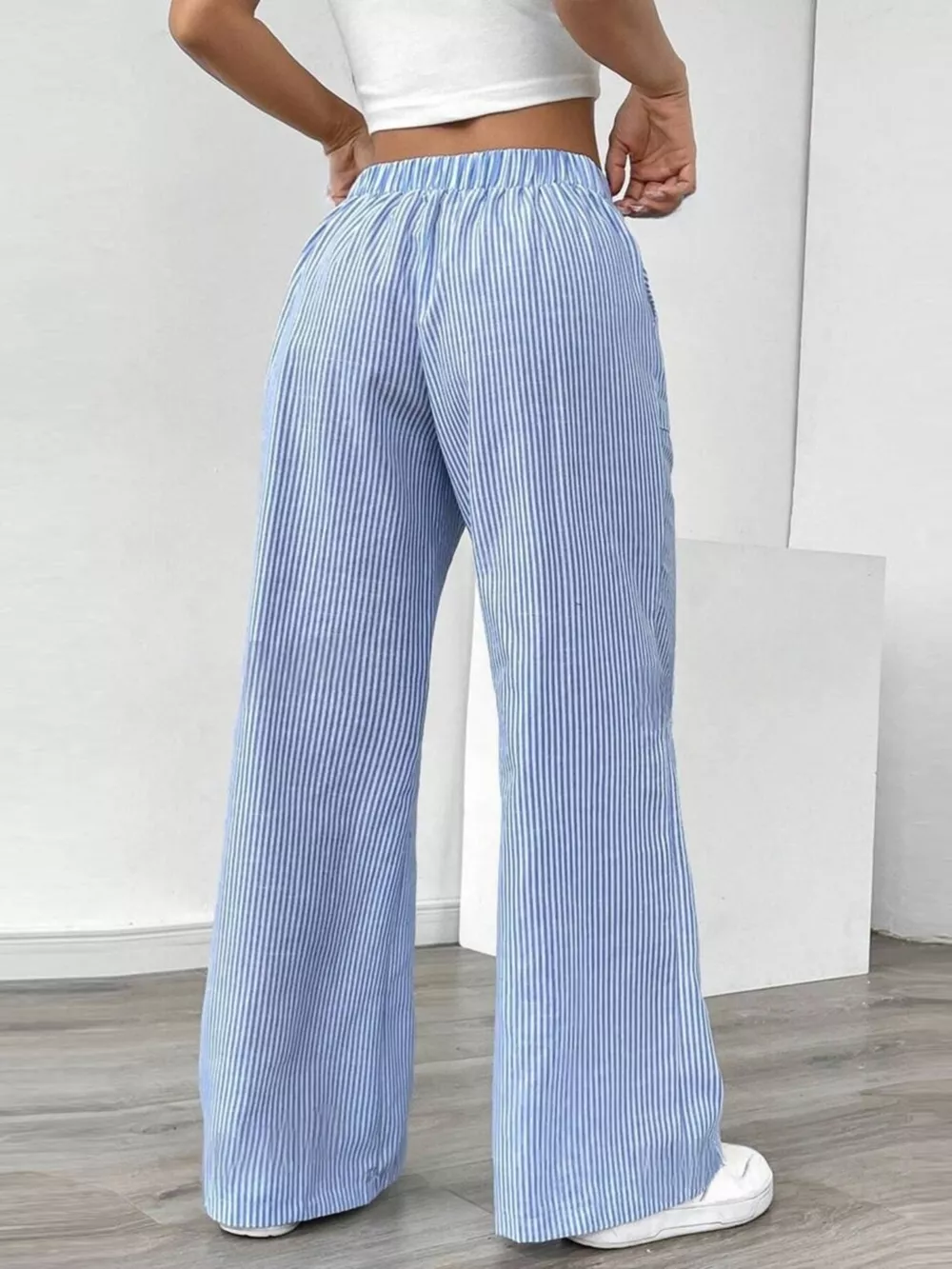 Striped Wide Leg Pants, image 3