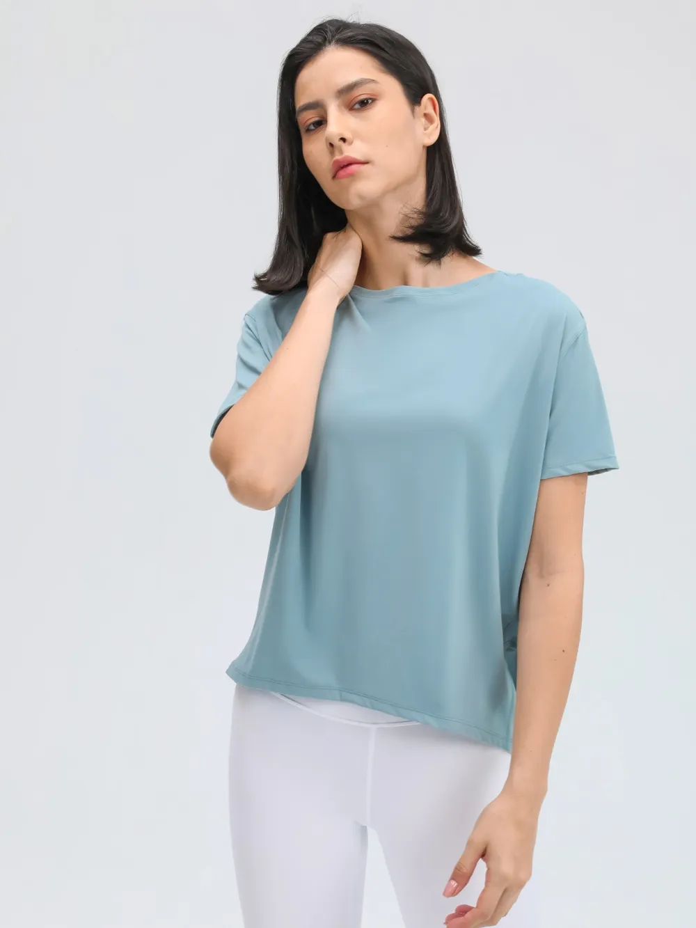 Round Neck Short Sleeve Active T-Shirt, image 8