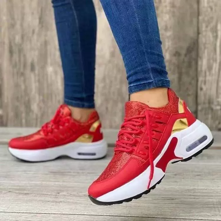 Lace Up Round Toe Sneakers, image 11