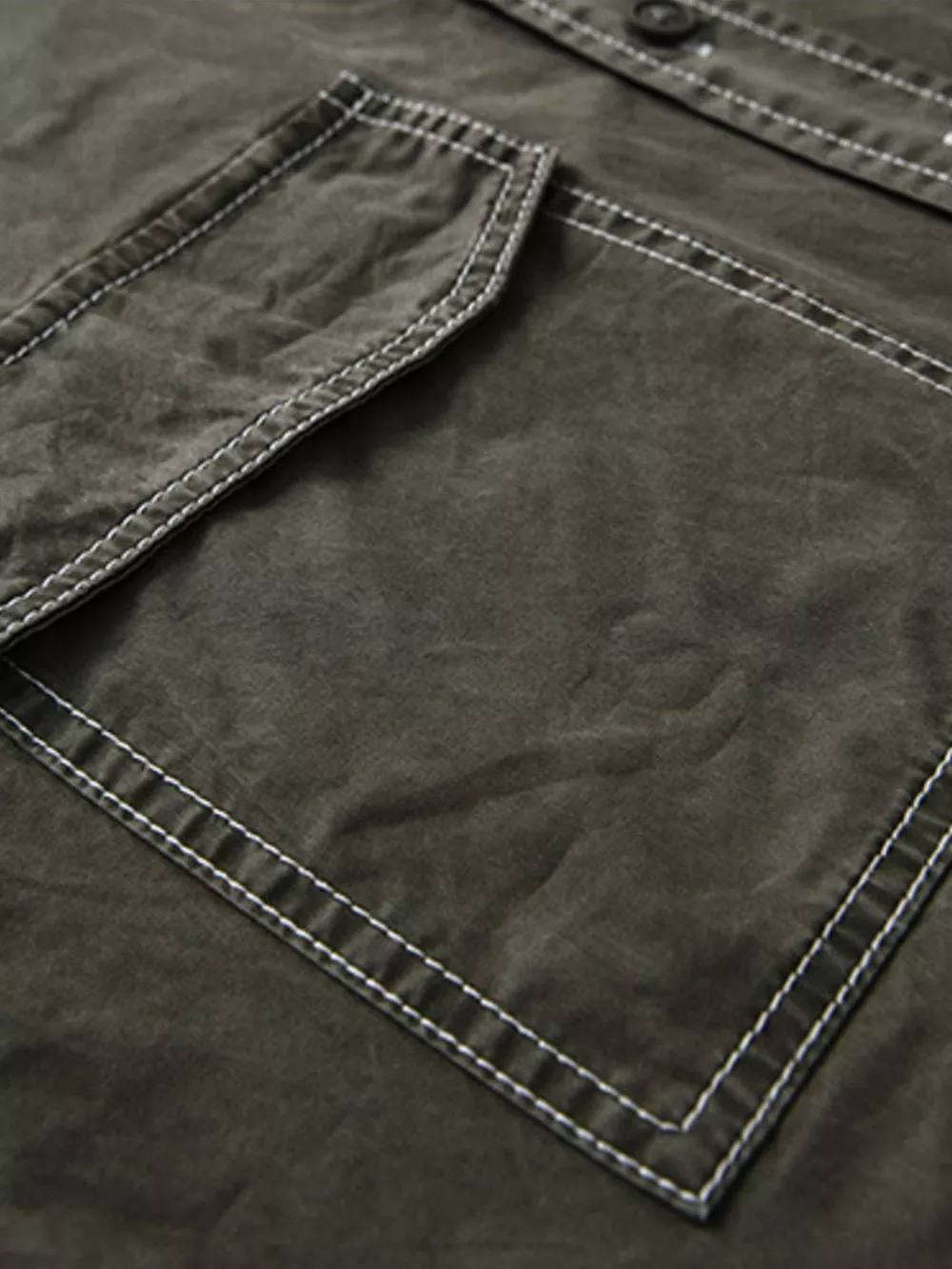 Men's Plus Size Button Up Short Sleeve Shirt, image 8