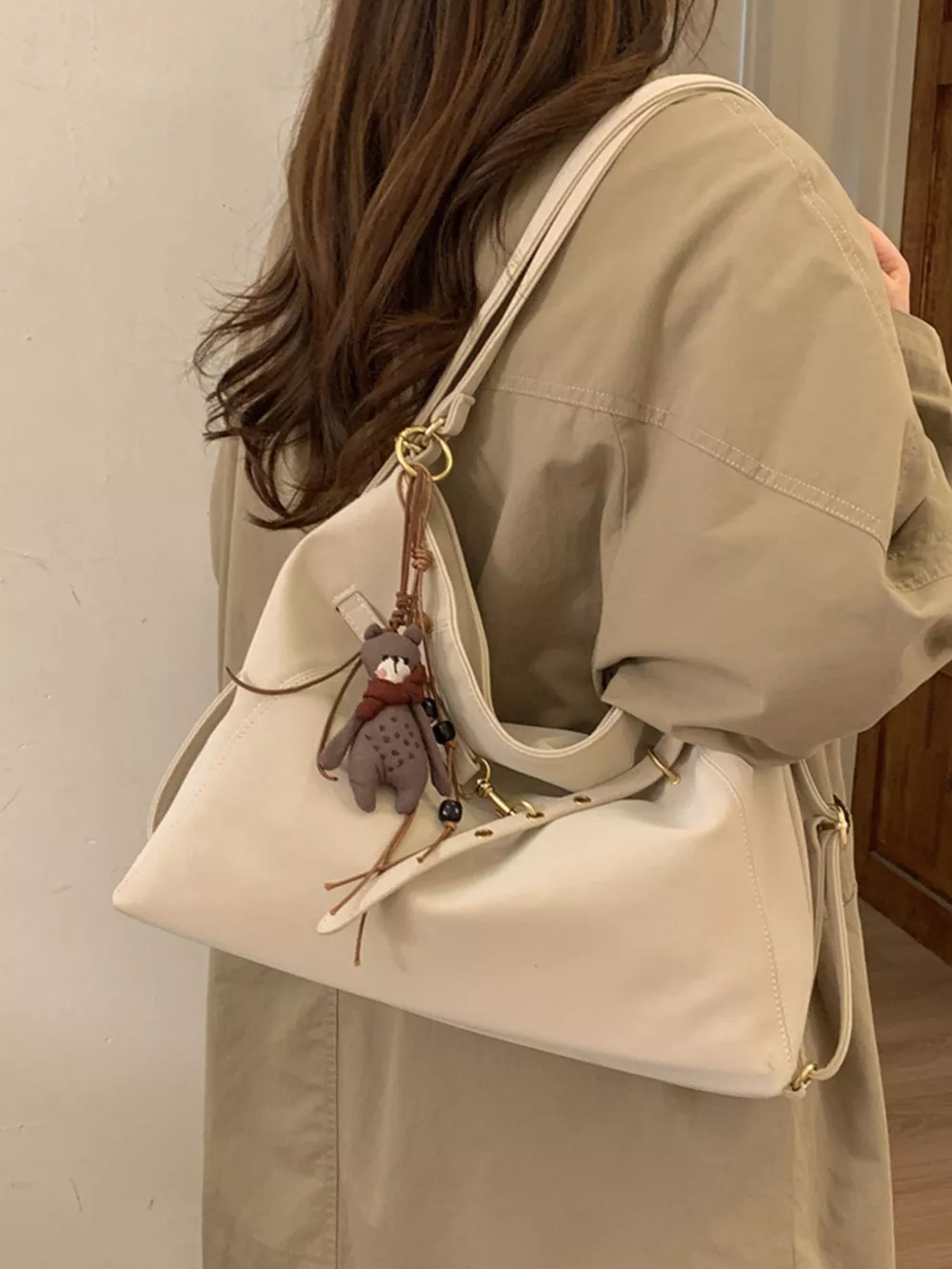 PU Leather Shoulder Bag