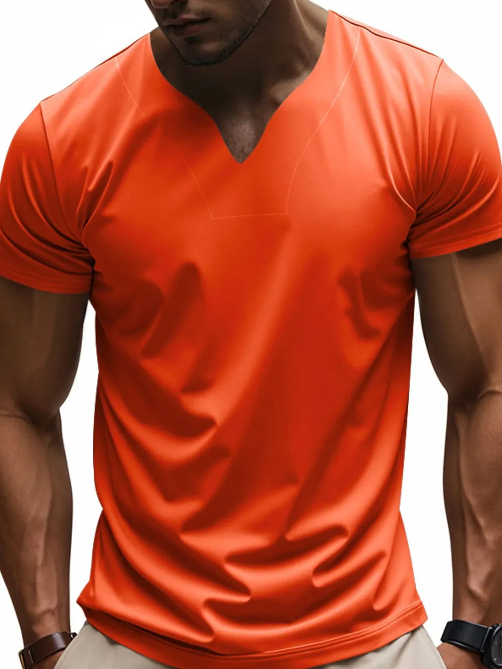 Men's Full Size Short Sleeve T-Shirt Plus Size, image 10