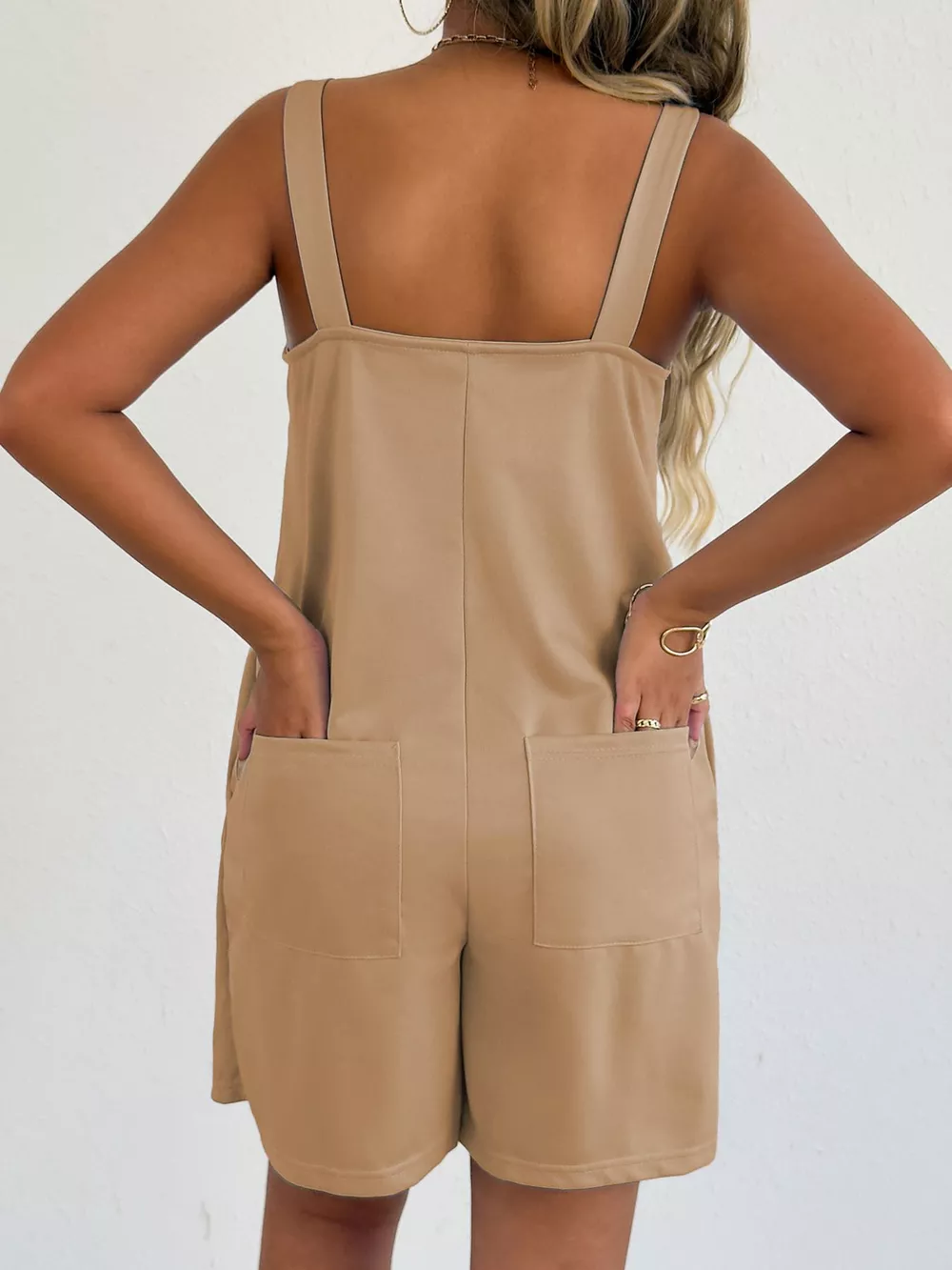 Sweetheart Neck Wide Strap Romper, image 13