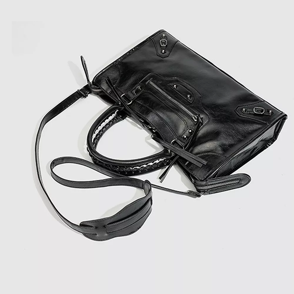 PU Leather Handbag with Top Handle, image 4