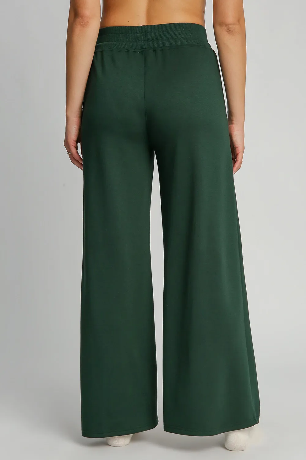 Full Size Drawstring Wide Leg Pants with Pockets, image 2