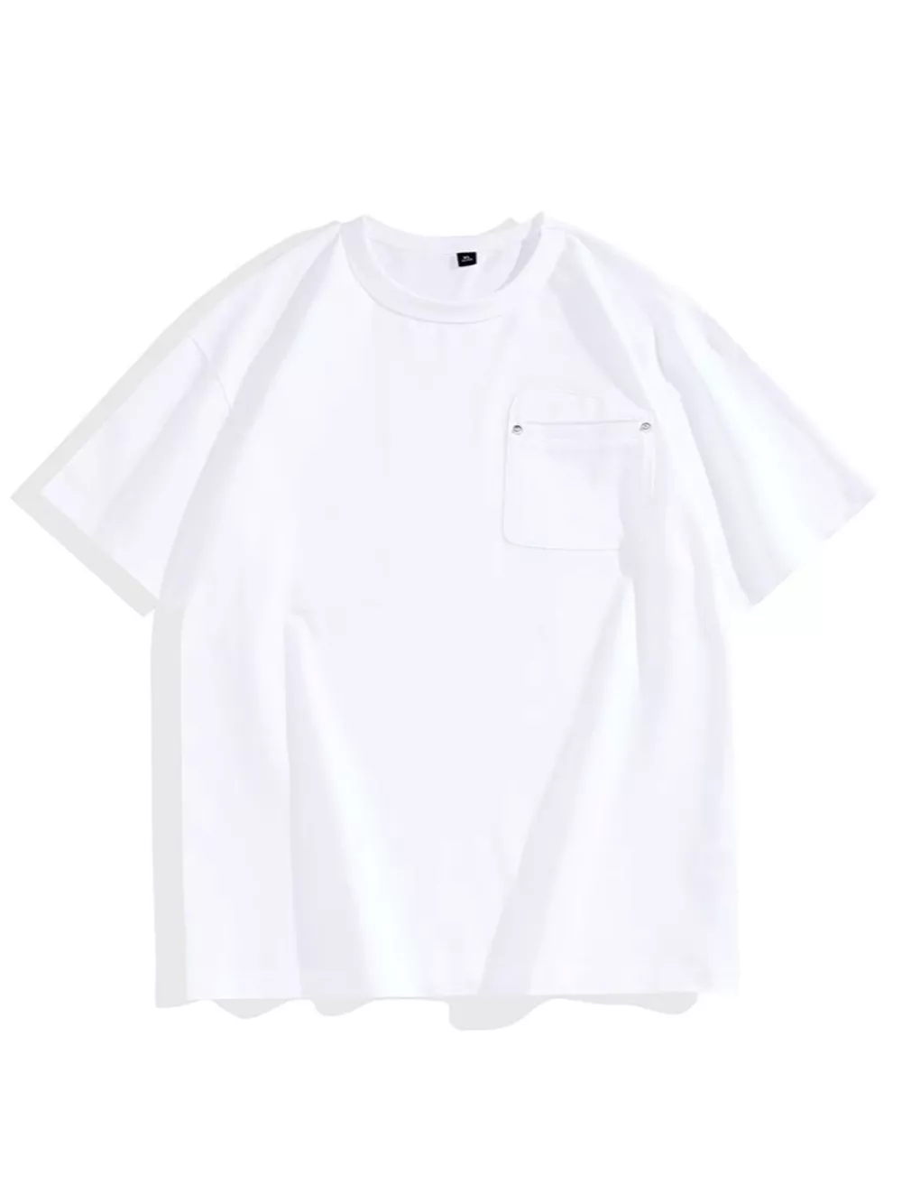 Men's Plus Size Round Neck Short Sleeve T-Shirt, image 3