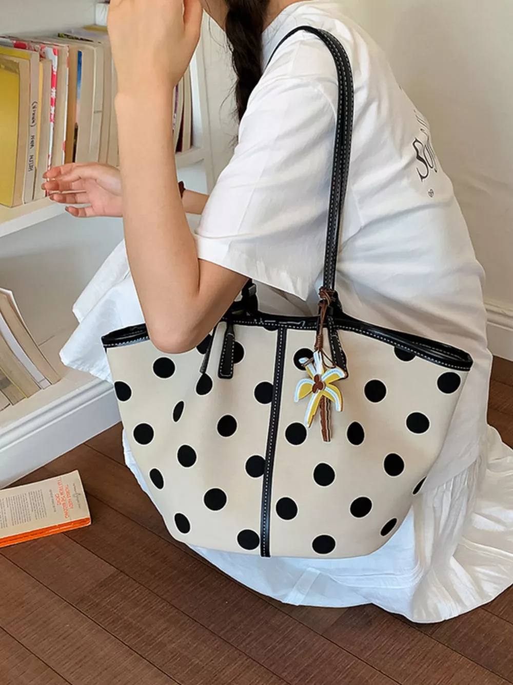 Polka Dot Shoulder Bag, image 2